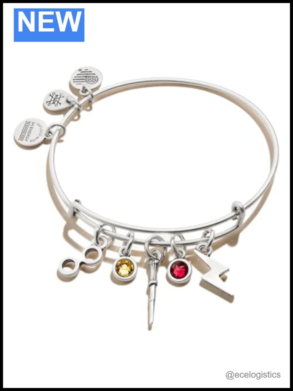 Alex and Ani Harry Potter Character Multi-Charm Bangle Expandable Bracelet